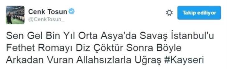Kayseri'deki terör saldırısı spor camiasını yasa boğdu