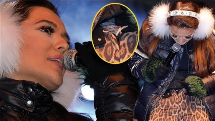 Demet Akalın, Palandöken'de konser verdi!