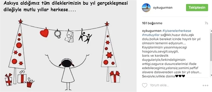 Ünlülerin yılbaşı dilekleri