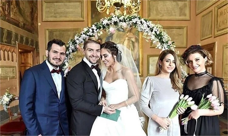 Caner Erkin ve Şükran Ovalı'nın düğün fotoğrafları