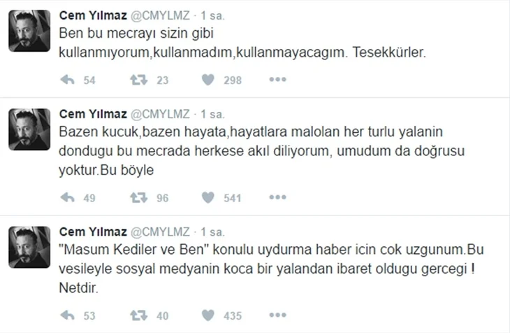 Cem Yılmaz'dan aşk iddialarına yalanlama!
