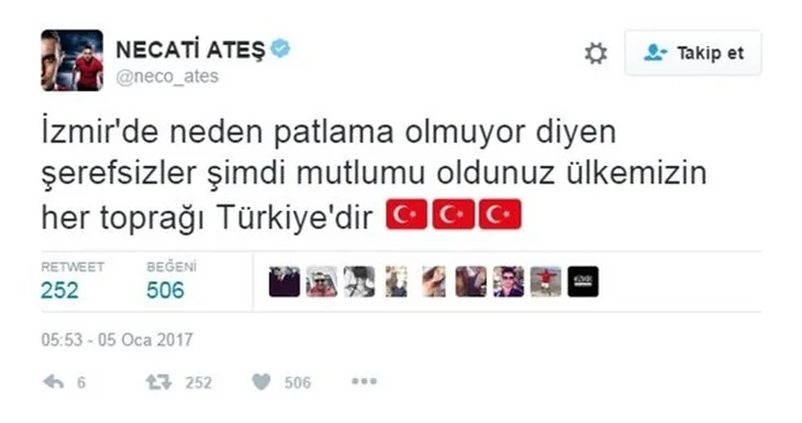 İzmir'deki terör saldırısı sonrası spor camiası terörü lanetledi!