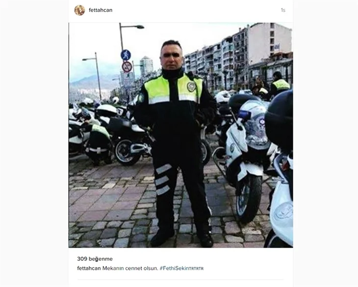 Ünlüler şehit polis Fethi Sekin'i unutmadı