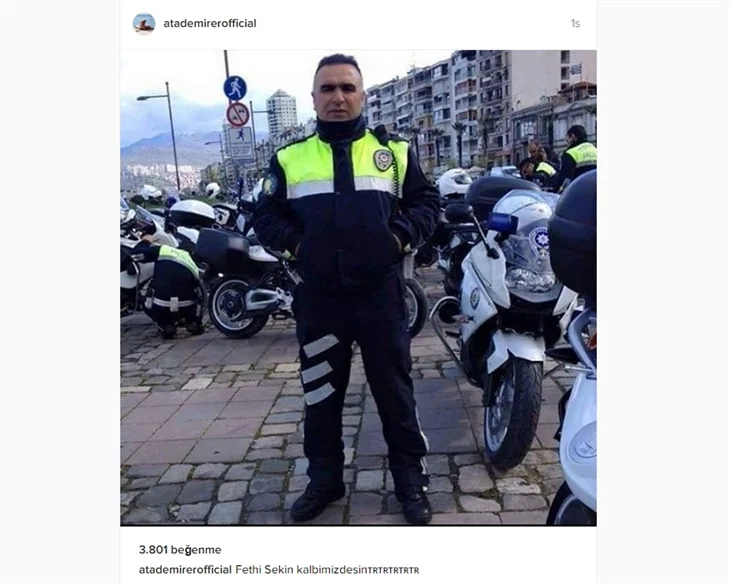 Ünlüler şehit polis Fethi Sekin'i unutmadı