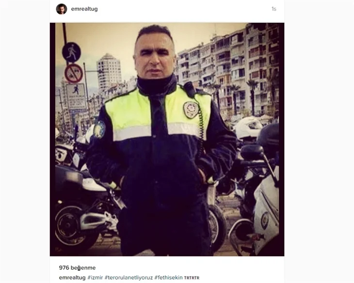 Ünlüler şehit polis Fethi Sekin'i unutmadı