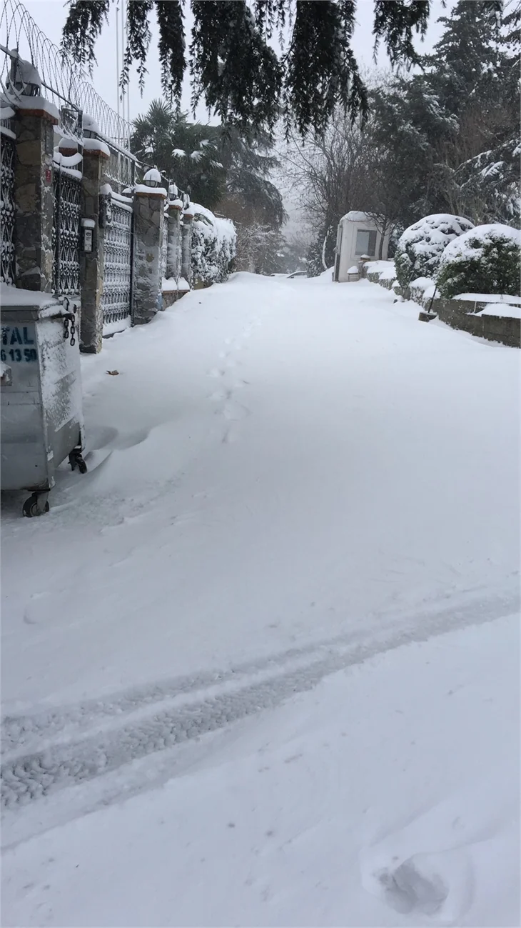 İstanbul'dan kar manzaraları!