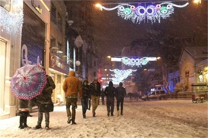 İstanbul'dan kar manzaraları!