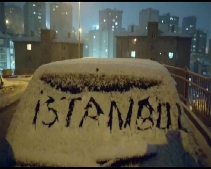 İstanbul'dan kar manzaraları!
