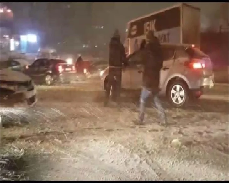 İstanbul'dan kar manzaraları!