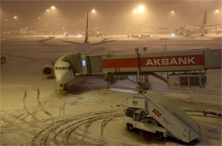 İstanbul'dan kar manzaraları!