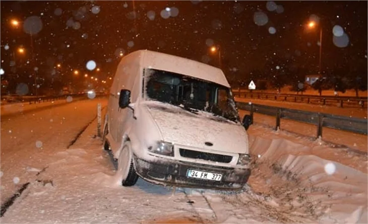 İstanbul'dan kar manzaraları!