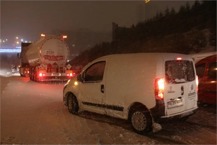 İstanbul'dan kar manzaraları!