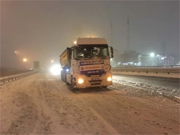 İstanbul'dan kar manzaraları!