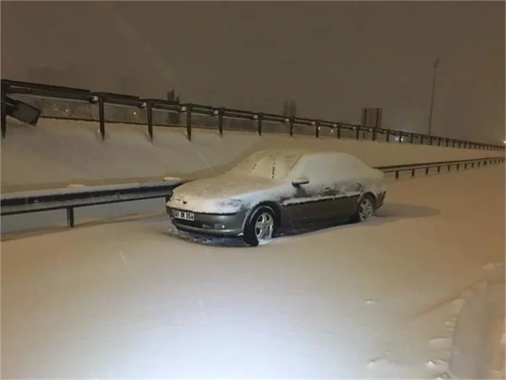 İstanbul'dan kar manzaraları!