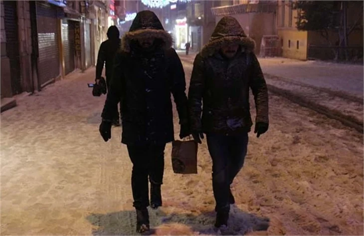 İstanbul'dan kar manzaraları!