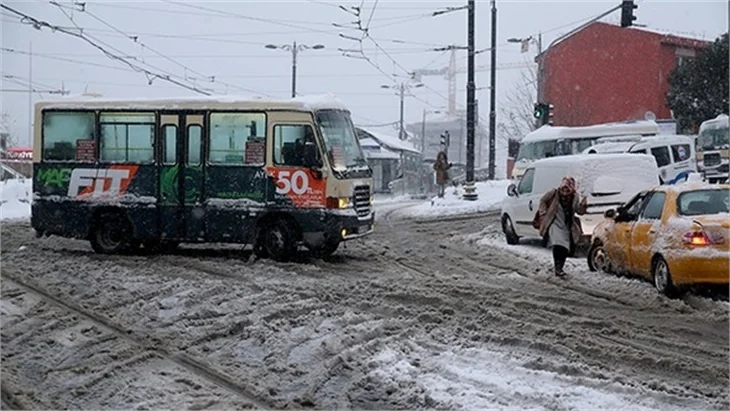 İstanbul'dan kar manzaraları!