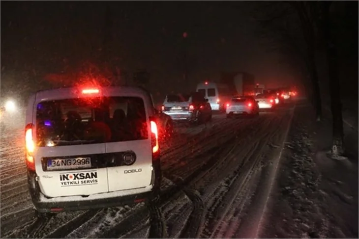 İstanbul'dan kar manzaraları!