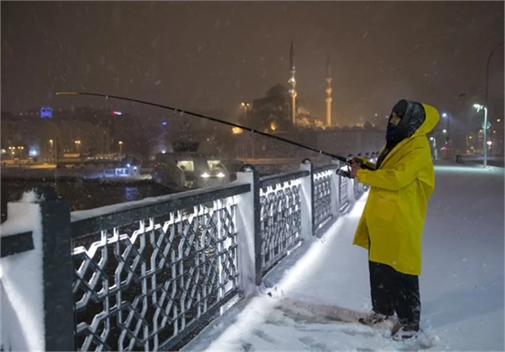 İstanbul'dan kar manzaraları!