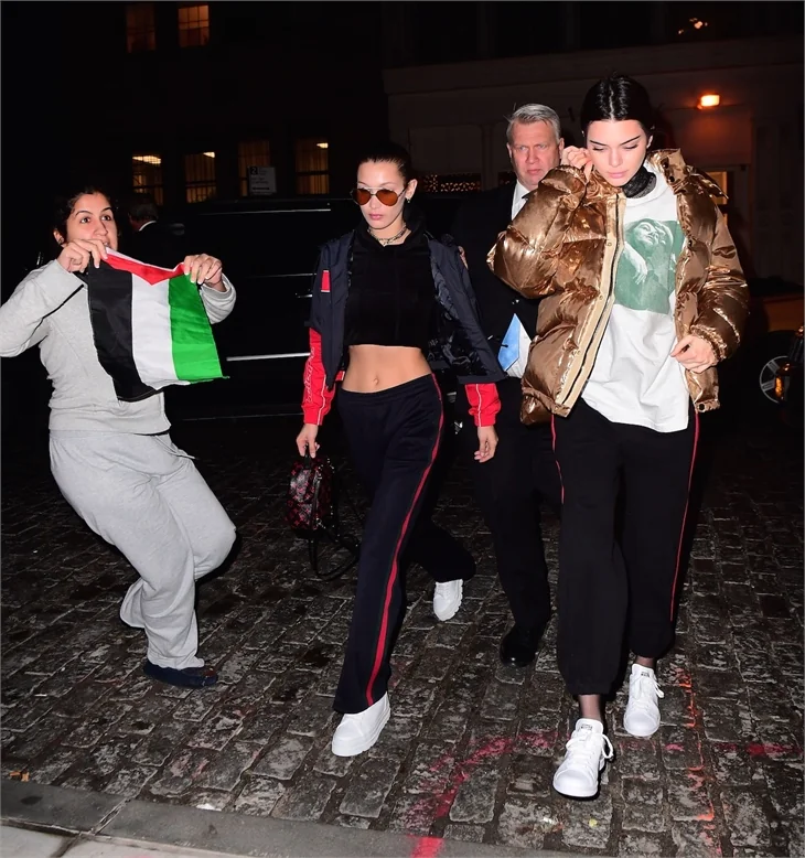Bella Hadid ve Kendall Jenner saldırıya uğradı