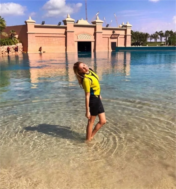 Dilara Öztunç'un Dubai tatili