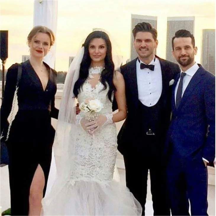 Tolgahan Sayışman ve Almeda Abazi evlendi
