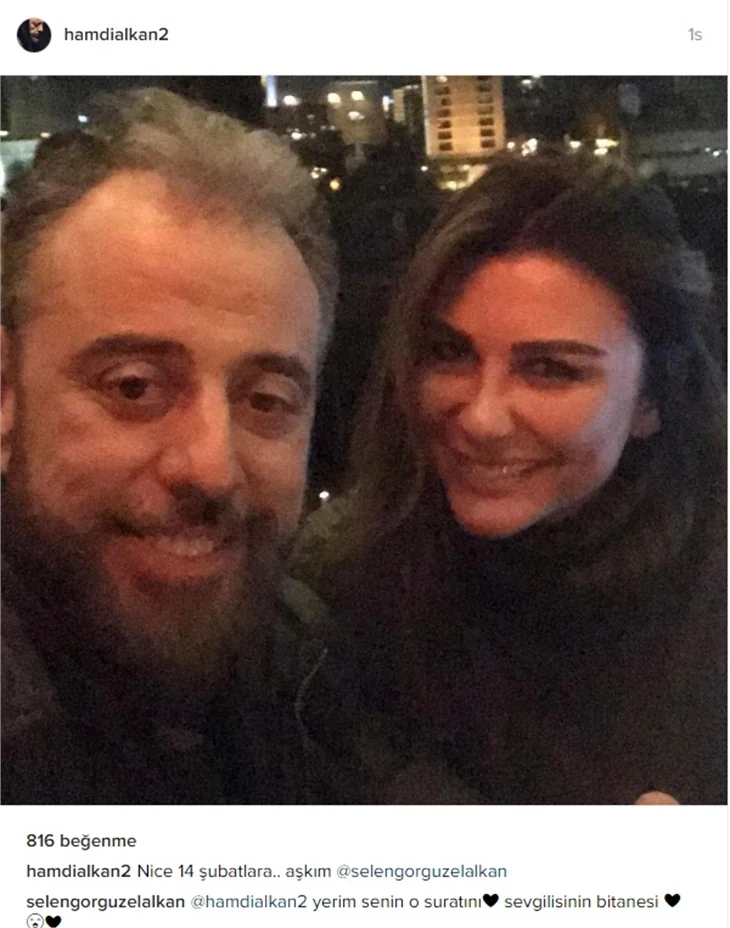 Ünlülerin 'Sevgililer Günü' paylaşımları!