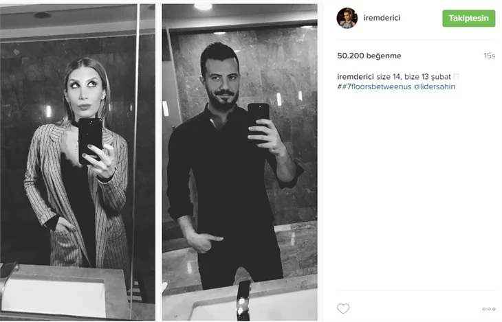 Ünlülerin 'Sevgililer Günü' paylaşımları!