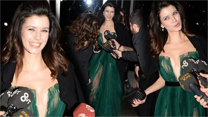 Beren Saat soğuğa meydan okudu