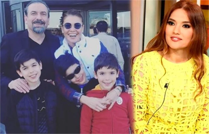 Gülben Ergen'in Mustafa Erdoğan ve çocuklarıyla mutlu günü