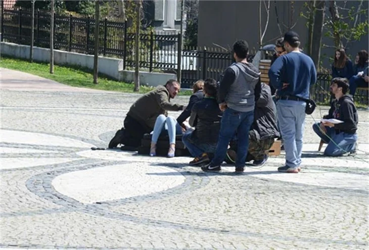 İçerde'nin korkutan çekimi