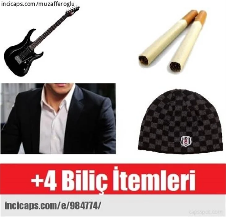 Kırıp geçiren Beşiktaş capsleri