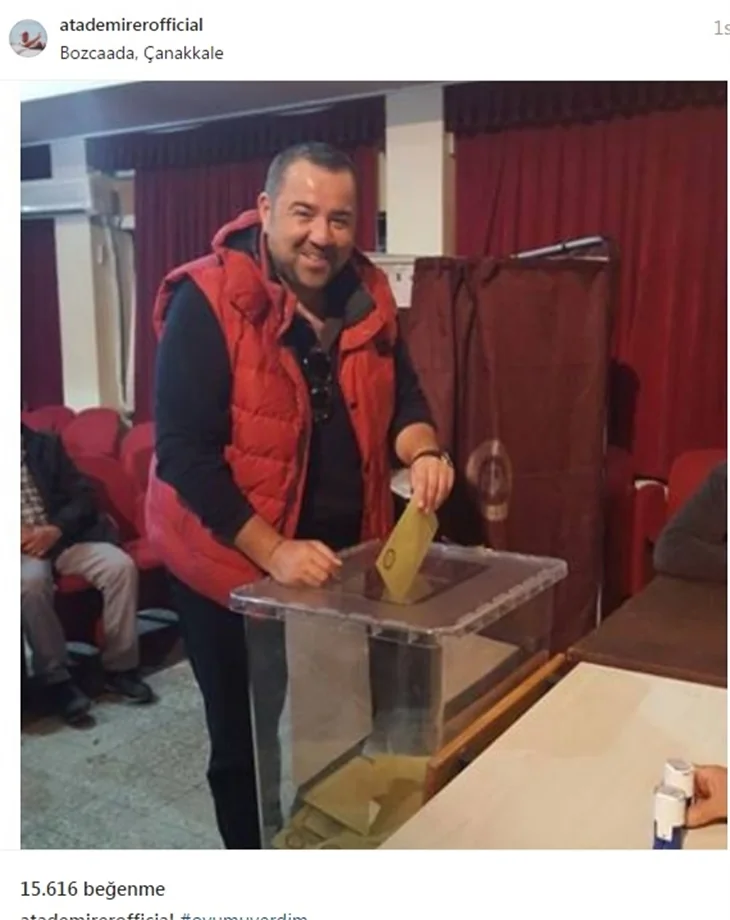 Ünlüler referandumda sandık başında...