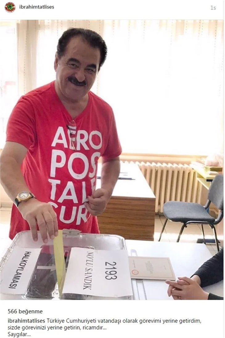 Ünlüler referandumda sandık başında...