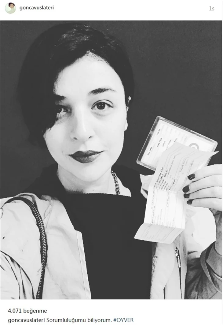 Ünlüler referandumda sandık başında...