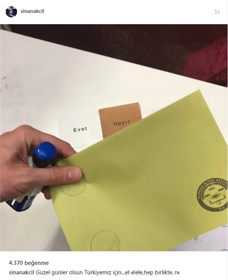 Ünlüler referandumda sandık başında...