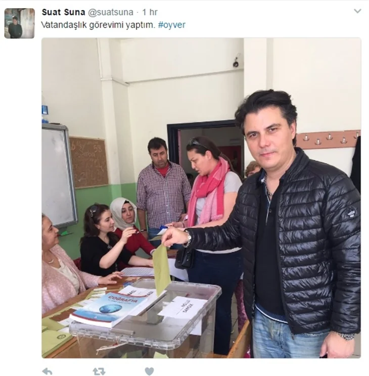 Ünlüler referandumda sandık başında...