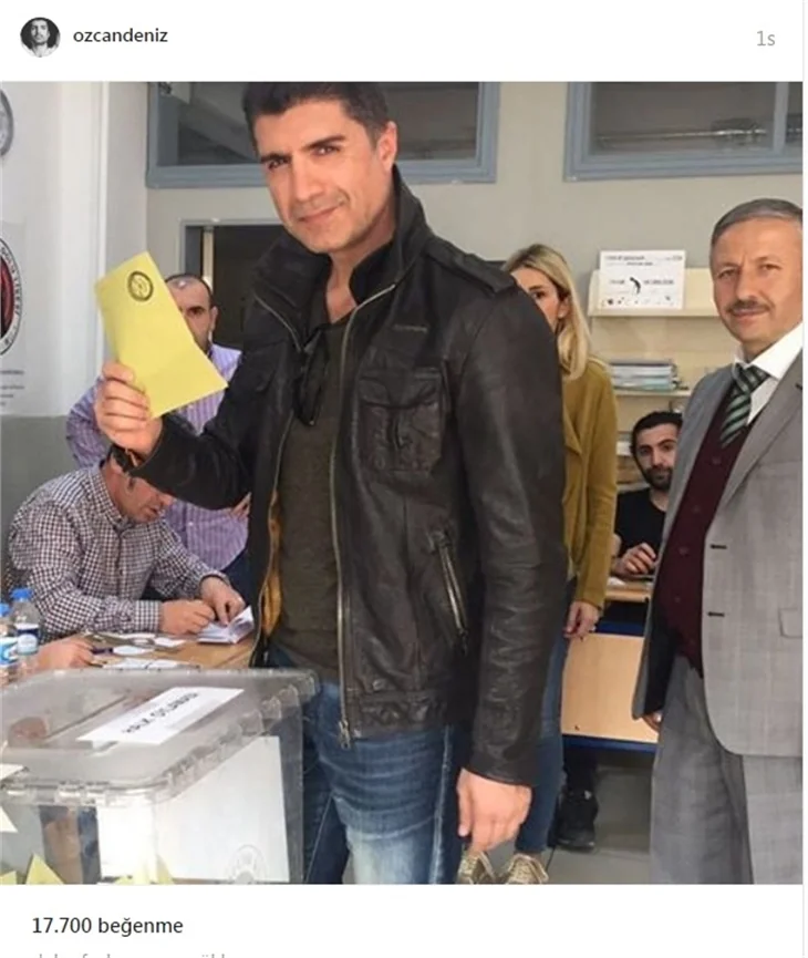 Ünlüler referandumda sandık başında...