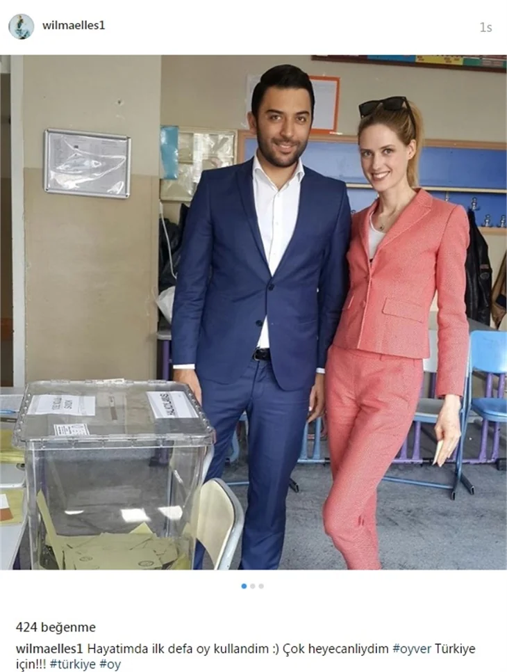 Ünlüler referandumda sandık başında...
