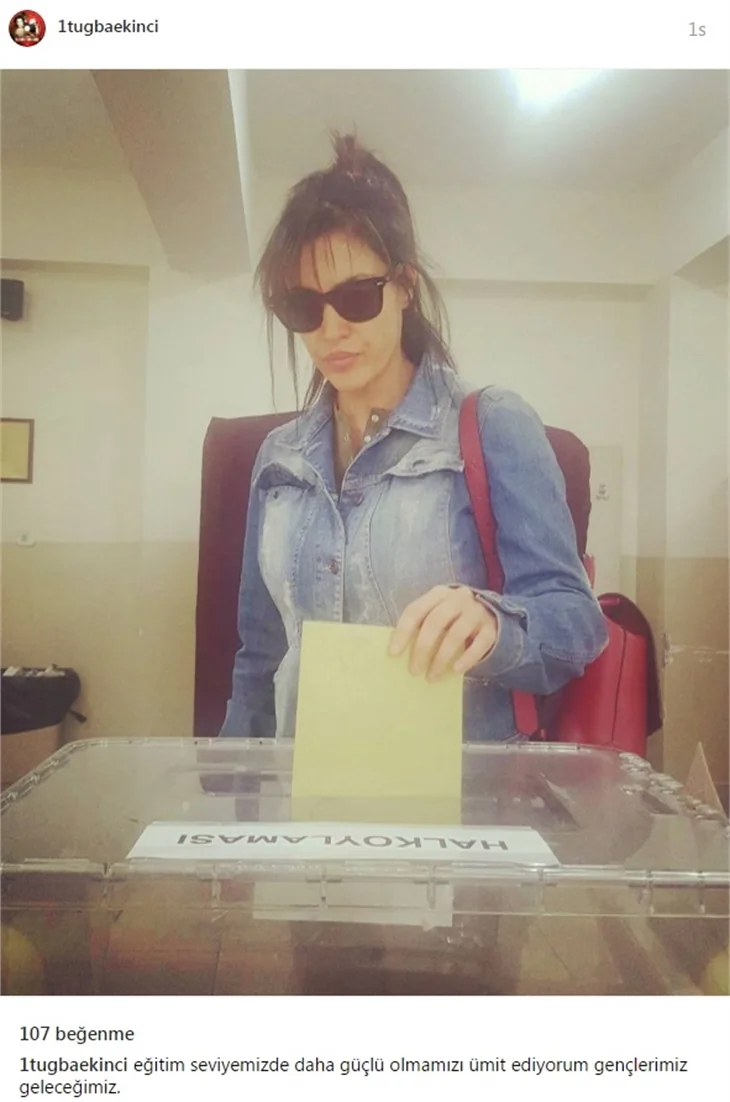 Ünlüler referandumda sandık başında...