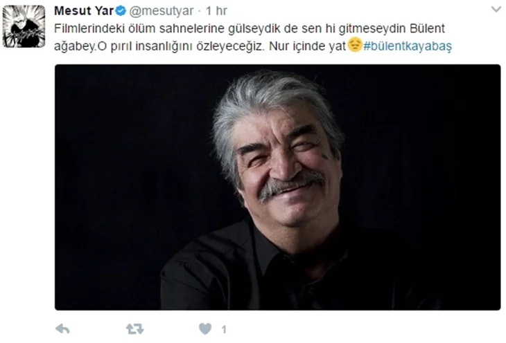 Ünlülerin Bülent Kayabaş'a vedası