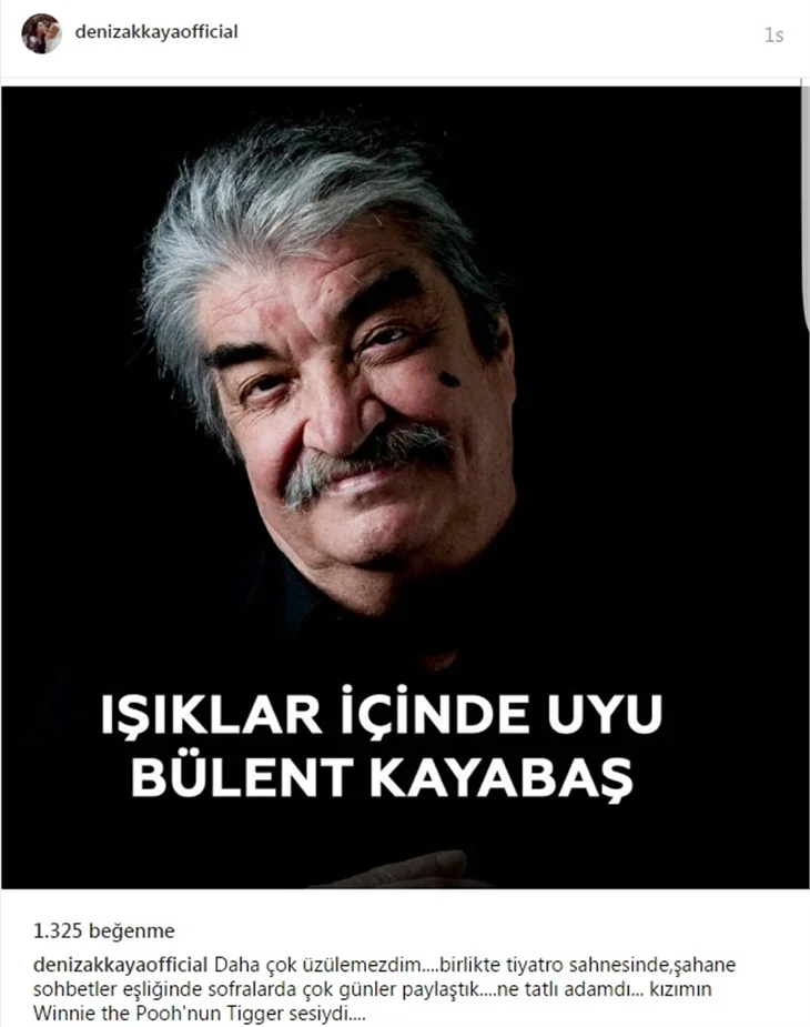 Ünlülerin Bülent Kayabaş'a vedası