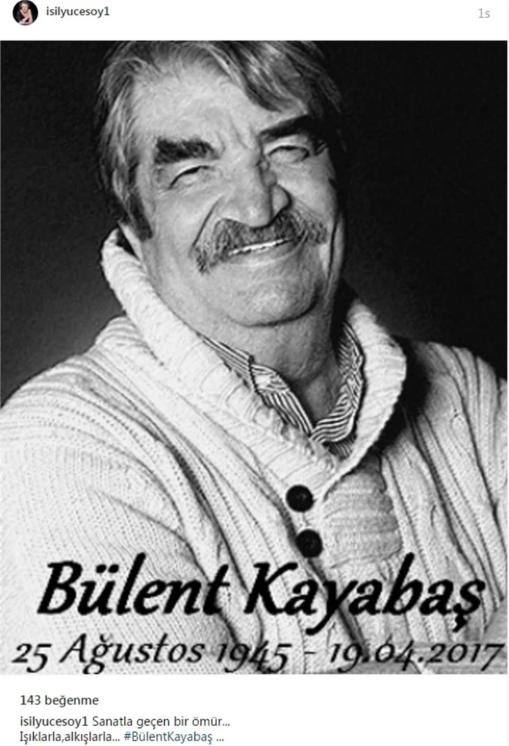 Ünlülerin Bülent Kayabaş'a vedası
