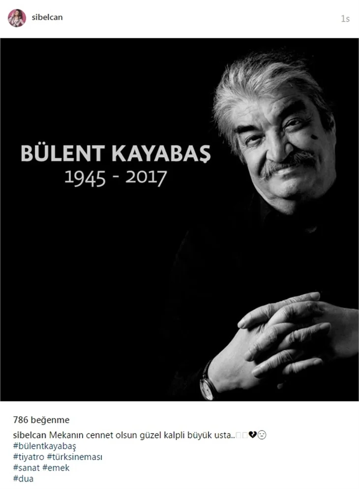 Ünlülerin Bülent Kayabaş'a vedası