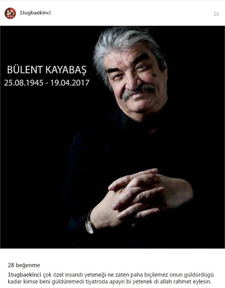 Ünlülerin Bülent Kayabaş'a vedası
