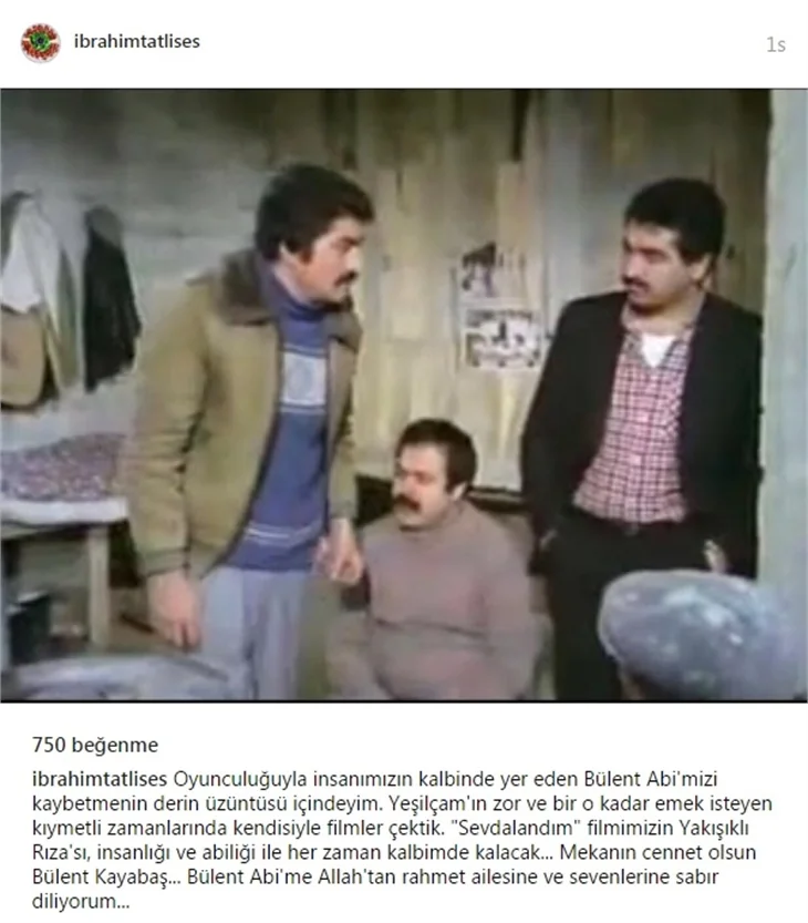 Ünlülerin Bülent Kayabaş'a vedası