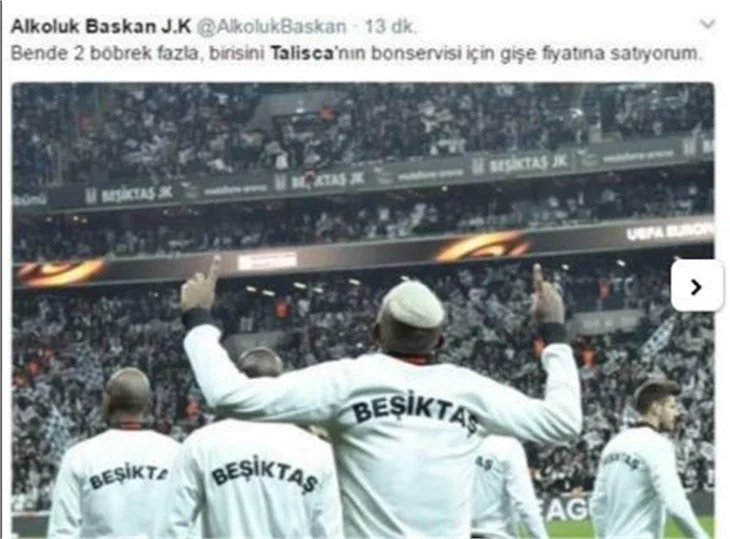 Talisca, sosyal medyayı salladı!