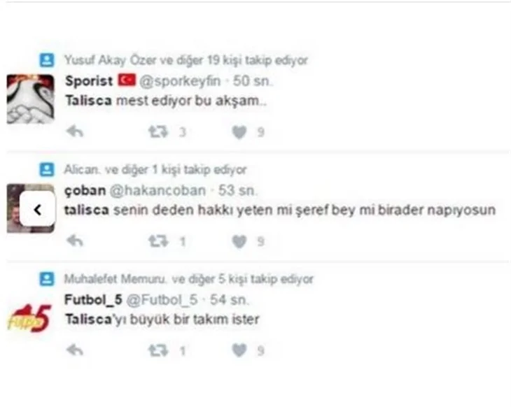 Talisca, sosyal medyayı salladı!