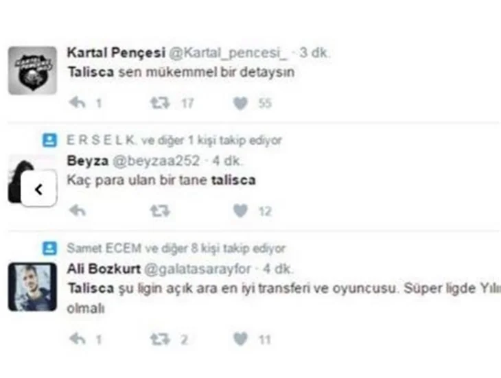 Talisca, sosyal medyayı salladı!