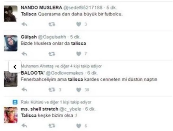 Talisca, sosyal medyayı salladı!