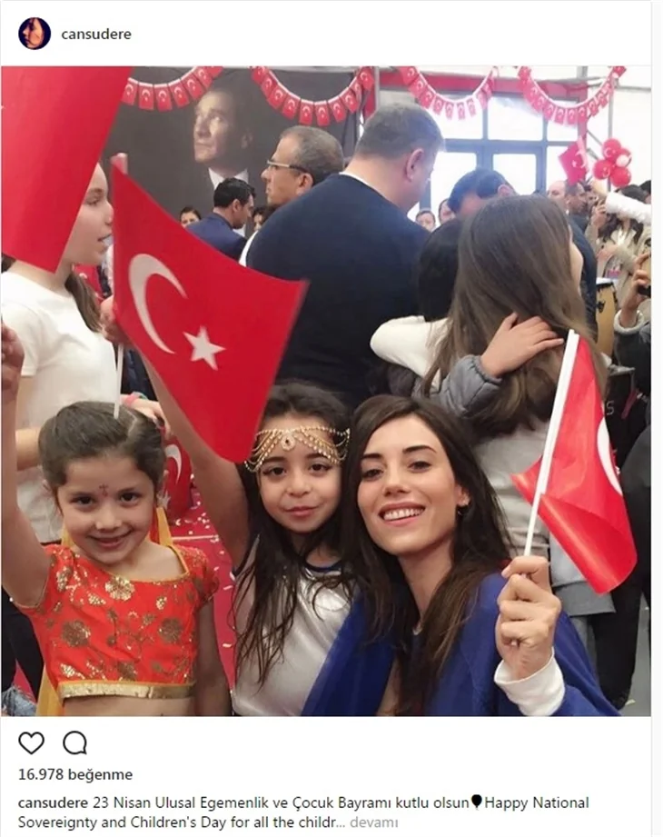 Ünlülerin 23 Nisan paylaşımları